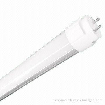 High-brightness T8 LED Tube with 21W Power, Clear or Milky Cover, 3-year Warranty